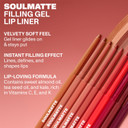 Morphe Soulmatte Filling Gel Lip Liner - Ultra Creamy Lip Liner With A Matte Formula - Defines, Contours & Reshapes Lips For A Soft Focus, Long-Lasting Finish - Dearest (0.007 Oz)