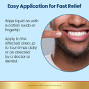 Anbesol Maximum Strength Liquid, Instant Oral Pain Relief For Toothaches, Mouth Sores*, Gum, Braces & Denture Pain, Ada Accepted, 0.41 Oz