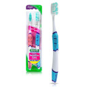 Gum Technique Sensitive Care Toothbrush With Quad-Grip Handle, Full Head & Ultra Soft Dome Trim Bristles For Plaque Removal ThatS Gentle On Gums, 2Ct