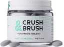 Tangerine Brush & Crush Toothpaste Tablets, 80 Chewable Tabs 60G Jar, Fluoride-Free Xylitol Toothpaste, Convenient, Travel-Friendly Silica & Sodium Bicarbonate Formula For A Fresh Feel