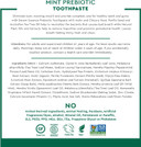 Desert Essence Prebiotic Plant-Based Whitening Toothpaste - Mint - Oral Care With Inulin, Perilla Seed & Aloe - Vegan, Fluoride Free, Non-Gmo, Gluten-Free, Cruelty-Free - 6.25 Oz