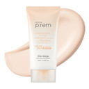 Make P:Rem Glow Beige Tone Up Sunscreen, Foundation-Free Mineral Sunscreen, Skin Tone Correction, Lightweight, Korean Skin Care, Spf 50, 1.69 Fl. Oz. 50Ml