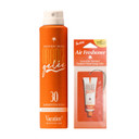 Vacation Orange Gelée Spf 30 Sunscreen Spray Oil & Air Freshener Bundle, Tanning Oil With Spf, Suntan Lotion Spray, Transparent On All Skin Tones, Dermatologist-Tested, Vegan, 5 Fl. Oz