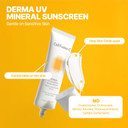 Cell Fusion C Derma Uv Mineral Sunscreen Spf 50, Face Sunscreen For Sensitive Skin, Made With 19% Of Zinc Oxide, Natural Finish, 50Ml / 1.69 Fl.Oz