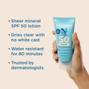 Blue Lizard Sheer Body Lotion 3 Oz - Spf 50+