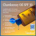 Vacation Chardonnay Oil Spf 30 & Air Freshener Bundle, Hydrating & Nourishing, Lightweight, Transparent On All Skin Tones, Water-Resistant, Travel Size Sunscreen, 3.4 Fl. Oz