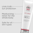 Eltamd Uv Lotion Body Sunscreen, Spf 30+ Sunscreen Lotion, Made With Zinc Oxide And Hyaluronic Acid, 7.0 Oz Pump