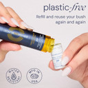 Brush On Block Spf 30 Mineral Powder Sunscreen Refill New Formula, With Niacinamide, Hyaluronic Acid, & Vitamin C, Broad Spectrum, Water Resistant, Reef Friendly (Touch Of Tan Refill)