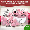 100% Canada Raspberries - Natrihealth Freeze Dried Raspberries 20Gx2