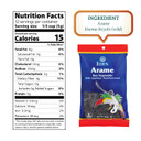 Eden Arame, Japanese Wild Sea Vegetable, Natural Seaweed, Hand Harvested, Chopped, Cooked, And Sun-Dried, Japan, 2.1 Oz