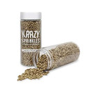 Krazy Sprinkles Metallic Black Sugar Rocks - (1/2 Cup 1X Jar) | Perfect For Baking, Ice-Cream & Decorative Needs By Bakell