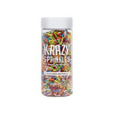 Krazy Sprinkles Classic Rainbow Jimmies - (1/2 Cup 1X Jar) | Sprinkles For Baking, Ice Cream & Decorating By Bakell