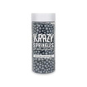 Krazy Sprinkles Silver Pearl 4Mm Sprinkle Beads - (1/2 Cup 1X Jar) | Sprinkles For Baking & Decorating By Bakell