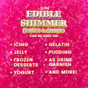 Bakell Edible Glitter Flakes | Vegan Edible Shimmer Flakes | Kosher Certified | Halal Certified | 100% Edible & Food Grade | Cakes, Cupcakes, Decoration (Yellow, 25G)