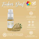 Bakell - Peach Tinker Dust (4G, 1X Mini Spray Pump) Edible Glitter For Food, Desserts, And Beverages!