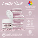 Luster Dust - Soft Pink (4G 1X Jar) | Edible Vegan Dust & Paint For Cake Decorating, Ice Cream, Desserts, Cocktails And Beverages By Bakell