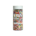 Krazy Sprinkles - Confetti Sprinkles (4Oz, 1X Jar) Sprinkles For Baking & Decorating By Bakell (Rainbow)