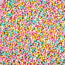 Krazy Sprinkles Mini Beads Sprinkles (1/2 Cup 1X Jar) For Decorating Cakes, Ice Cream And Cookies By Bakell (Purple)