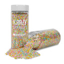 Krazy Sprinkles Mini Beads Sprinkles (1/2 Cup 1X Jar) For Decorating Cakes, Ice Cream And Cookies By Bakell (Yellow)