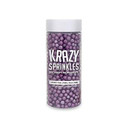 Krazy Sprinkles Lavender Pearl 4Mm Sprinkle Beads - (1/2 Cup 1X Jar) | Sprinkles For Baking & Decorating By Bakell