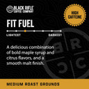 Black Rifle Coffee Company Ground Coffee Medium Roast - Roasted Blend Made From Pure Arabica Beans - Colombian & Brazilian Beans - Veteran Founded & American Made (Just Black, 12Oz Bag)