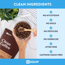 Equip Foods Clean Coffee | Gold Standard, Certified Organic, Fair Trade, Regenerative | Medium Roast, Whole Bean, Nicaragua | Brown Sugar+Chocolate+Citrus