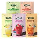 Vivid Kitchen Korean Grape Ade  Shine Muscat Flavor  Zero Sugar, Zero Calories  6.4 Fl Oz (10 Pouches)  No Preservatives Or Corn Syrup  Natural Korean Drink For Hydration & Refreshment