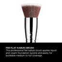 Sigma Beauty F80 Flat Kabuki Brush  Flat Top Kabuki Foundation Brush And Professional Grade Makeup Brush With Ultra-Soft Fibers For Blending Liquid & Cream Makeup Products (Black, 1Pc)