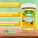 Pb&Me Powdered Peanut Butter - Original Peanut Butter Powder, Peanut Powder For Smoothies, Pb Butter Powder - Peanut Butter Powder Protein, Low Carb Peanut Butter, Low Fat Peanut Butter - 453G Jar