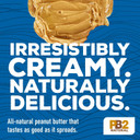 Pb2 Natural Creamy Peanut Butter | All Natural Peanut Butter Spread | Healthy, Naturally Sweetened With Zero Added Sugar, Certified Gluten Free, Vegan (1-Pound Jar)