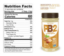 Pb2 Original Powdered Peanut Butter - 16 Oz Jar, 6G Of Protein, 90% Less Fat, Certified Gluten Free, Only 60 Calories Per Serving, Perfect For Protein Shakes, Smoothies, And Low-Carb, Keto Diets