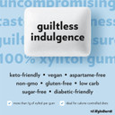 Xyloburst Gum | Xylitol Chewing Gum | Sugar Free, Gluten Free, Keto Friendly | Aspartame Free Gum For Oral Health | Peppermint | 100-Count Jar