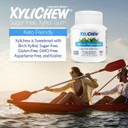 Xylichew 100% Xylitol Chewing Gum - Non Gmo, Non Aspartame, Gluten Free, And Sugar Free Gum - Natural Oral Care, Relieves Bad Breath And Dry Mouth - Fruit, 60 Count