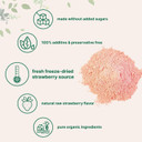 Micro Ingredients Organic Strawberries Sliced, 6.4Oz | 100% Natural Fruit | Freeze Dried Strawberry Source | No Sugar & Additives | Healthy Snack & Topping For Beverages Or Recipes | Non-Gmo, Vegan
