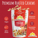 Sunshine Nut Company Whole Roasted Lightly Salted Cashews, Spark Of Spices Flavor, 6 Pack, 7 Oz. Each, Gluten Free, Peanut Free And Vegan Individual Snack Packs For Kids And Adults, Gmo Free