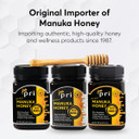 P.R.I Manuka Honey, Certified Mgo 200+, Raw New Zealand Manuka Honey, 500G Jar