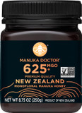 Manuka Doctor - Manuka Honey Squeezy Mgo 182+ / Umf8 Dual Rated Monofloral, 100% Pure New Zealand Honey. Certified. Guaranteed. Raw. Non-Gmo (10.58 Oz)