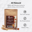 P.R.I Manuka Honey & Ginger Nuggets, Sweet And All Natural Hard Candy Treat, 1Lb