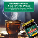 Organic Yacon Syrup - Natural Sweetener Syrup For Pancakes And Waffles & Coffee With Low Calorie - Keto Sugar Substitute For Honey, Agave, Maple, Molasses & Monk Fruit 8.8Oz (250G)