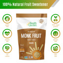 Health Garden Monk Fruit Sweetener, Golden - Non Gmo - Gluten Free - Sugar Substitute - Kosher - Keto Friendly (3 Lbs X 2)