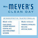 Mrs. Meyer'S Clean Day Multi-Surface Cleaner Concentrate, Use To Clean Floors, Tile, Counters, Basil, 32 Fl. Oz