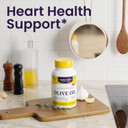 Healthy Origins Extra Virgin Olive Oil 1,250 Mg (Made With Organic Extra Virgin Olive Oil, Non-Gmo, Gluten Free, Cardiovascular Support), 120 Softgels