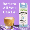Califia Farms - Organic Oat Barista Blend Oat Milk, 32 Oz, Shelf Stable, Dairy Free, Plant Based, Vegan, Non Gmo, Organic Milk, Creamer, Milk Frother, Oatmilk