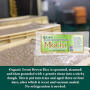Eden Organic Sprouted Brown Rice Mochi, 100% Sprouted Whole Grain, Traditionally Made In Japan, 10.5 Oz