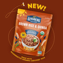 Lundberg Brown Rice & Quinoa, Ready In 90 Seconds, 6-Pack  Regenerative Organic Certified Brown Jasmine Rice, Organic Quinoa, Microwavable, Lightly Seasoned With Garlic & Shallots, 8 Oz Ea