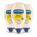 Hellmann'S Real Mayonnaise Squeeze Bottle 3 Count A Rich Creamy Condiment Gluten Free, Made With 100% Cage-Free Eggs 20 Oz