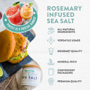 Florida Pure Rosemary Sea Salt 80+ Mineral Sea Salt Unrefined, Non Iodized Natural Sea Salt For Baking, Cooking, Seasoning & Enhancing Taste, Rich In Taste Rosemary Salt, Flaky Sea Salt (1.8 Oz Jar)