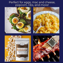 Bacon Seasoning Alderwood Smoked Sea Salt, Bacon Infused Cooking And Finishing Salt, 14 Oz Bag