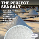 Coarse Sea Salt For Grinder Refill, Coarse Grain Kosher, Non-Iodized Unrefined Baja Salt For Cooking, Mineral-Rich, 14 Oz Bag