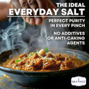 Fine Grain Sea Salt For Baking, Pure Non-Iodized Baja Table Salt Replacement, Mineral Rich For Cooking, 14 Oz Bag